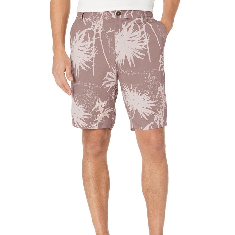 PAIGE Agave Bloom Thompson Shorts Pink Floral Patterned Shorts Sz 36 8in Inseam